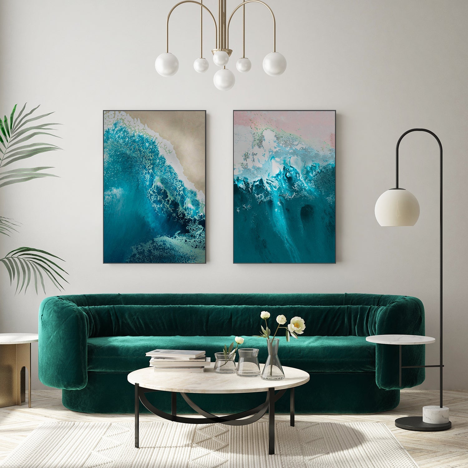 wall-art-print-canvas-poster-framed-Bondi Beach, Style A & B , By Petra Meikle-7