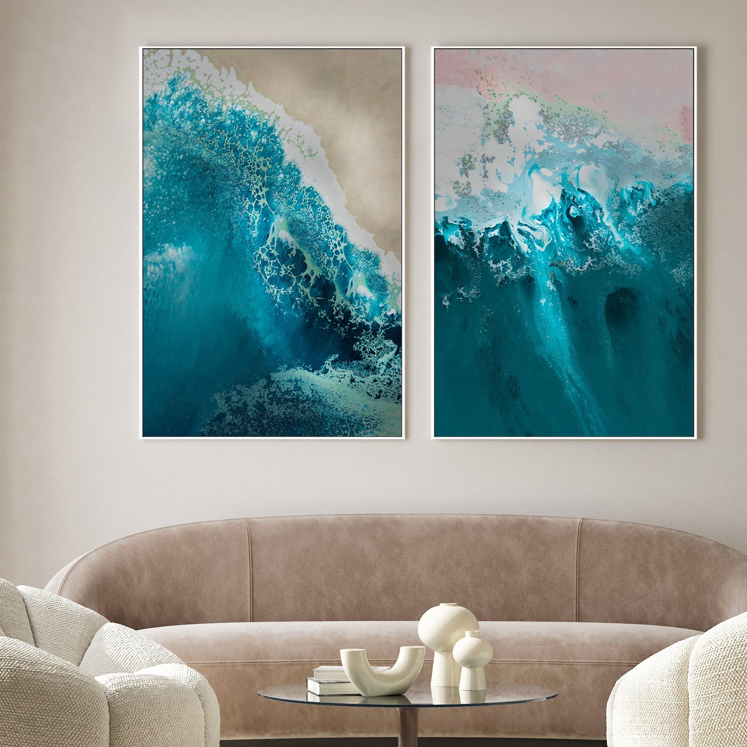 wall-art-print-canvas-poster-framed-Bondi Beach, Style A & B , By Petra Meikle-8