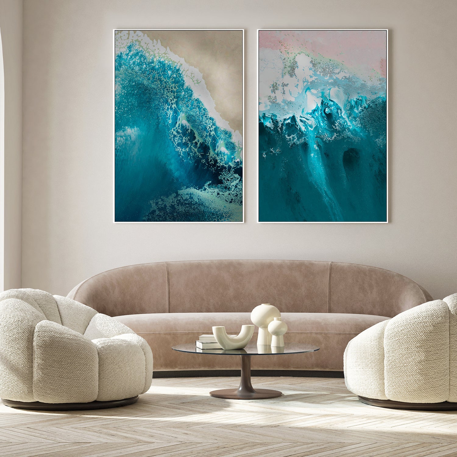 wall-art-print-canvas-poster-framed-Bondi Beach, Style A & B , By Petra Meikle-9