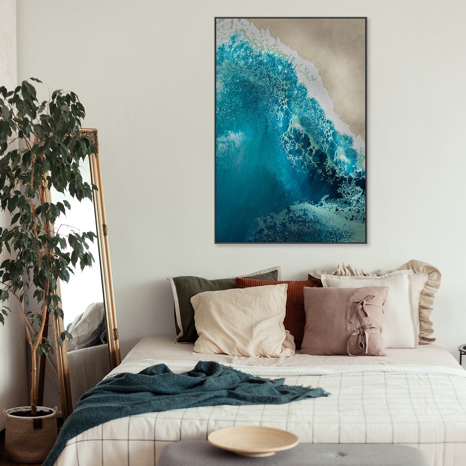 wall-art-print-canvas-poster-framed-Bondi Beach, Style A , By Petra Meikle-7