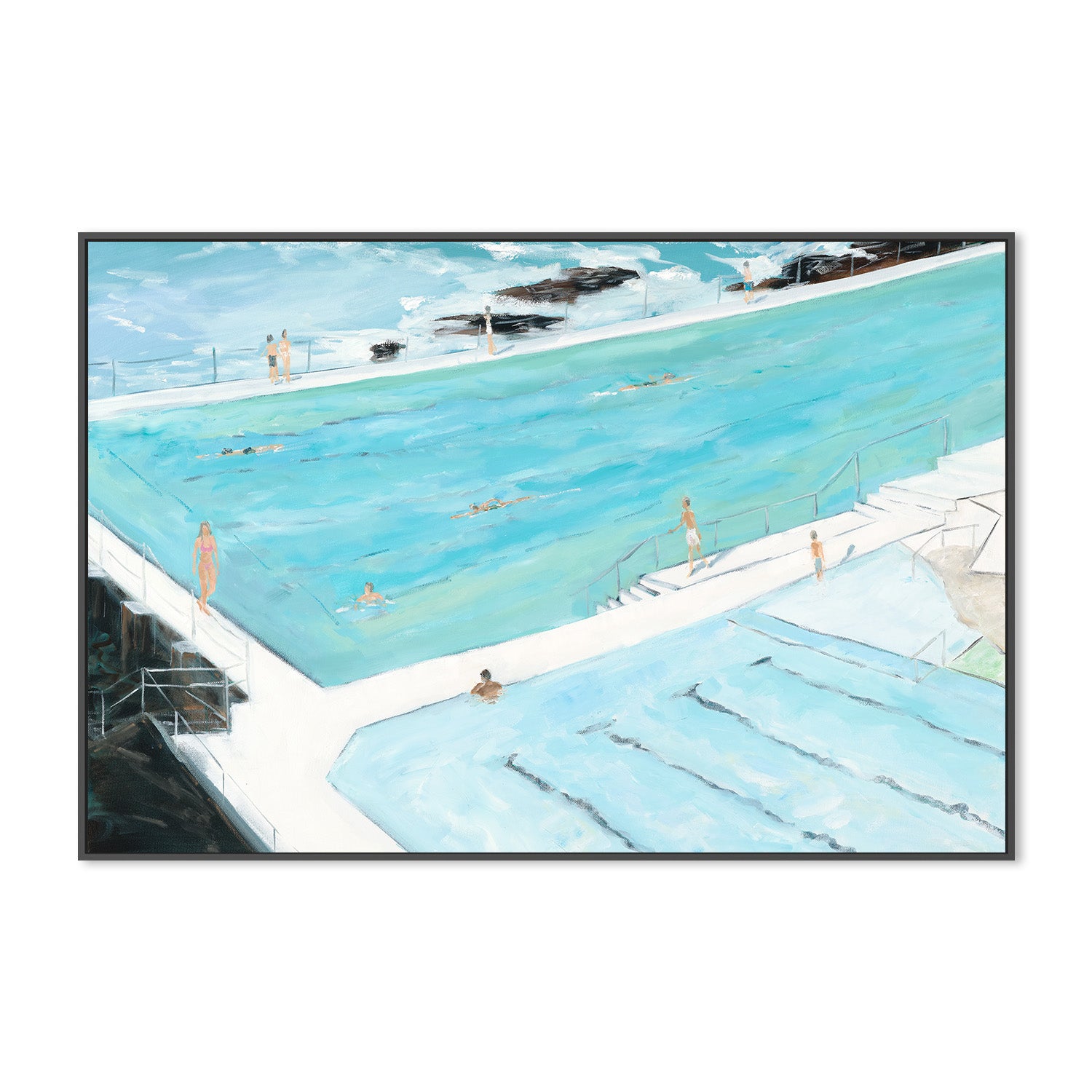 wall-art-print-canvas-poster-framed-Bondi Girl-3