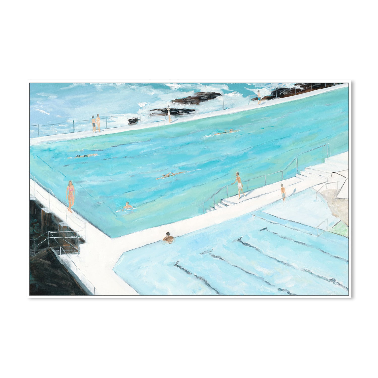 wall-art-print-canvas-poster-framed-Bondi Girl-5