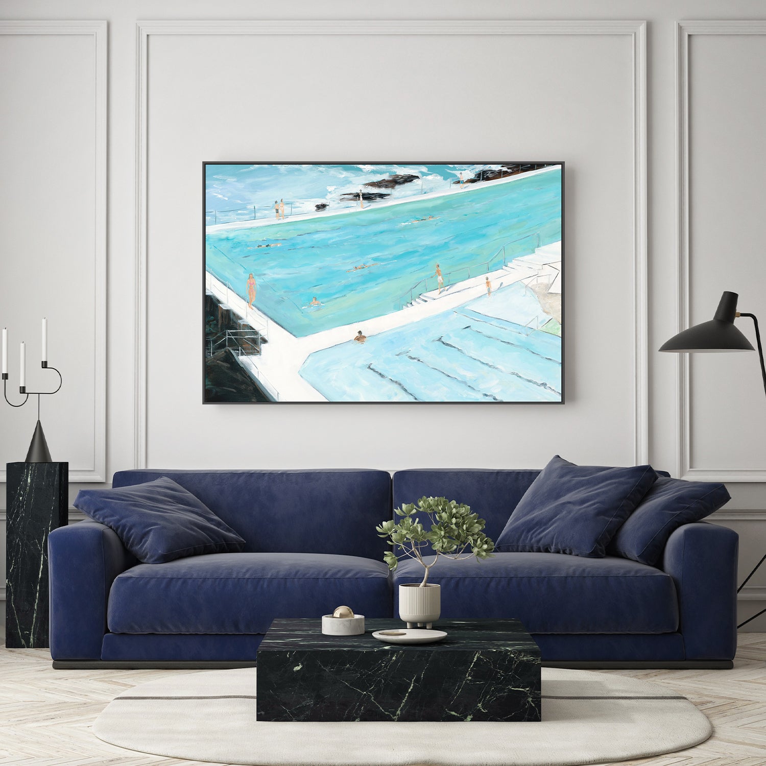 wall-art-print-canvas-poster-framed-Bondi Girl-7