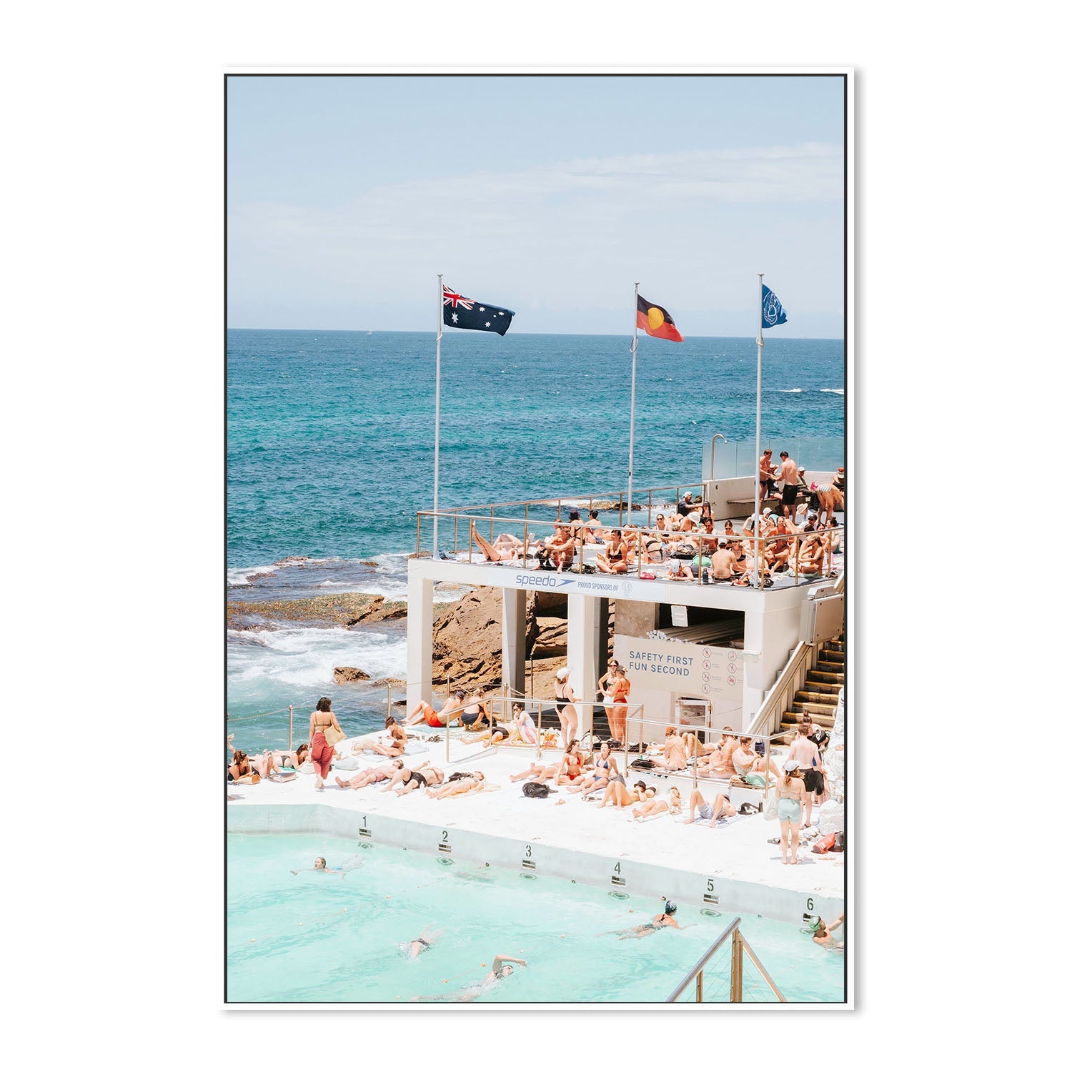 wall-art-print-canvas-poster-framed-Bondi Pool , By Ilana Sallick-5
