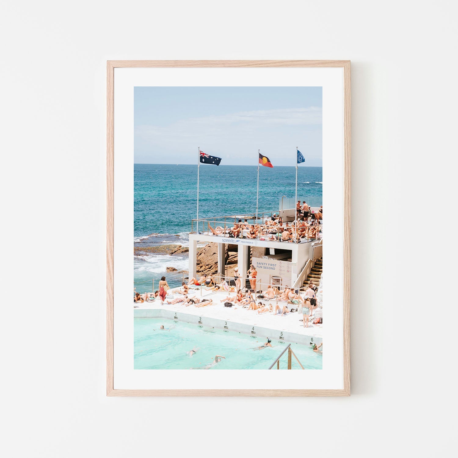 wall-art-print-canvas-poster-framed-Bondi Pool , By Ilana Sallick-6