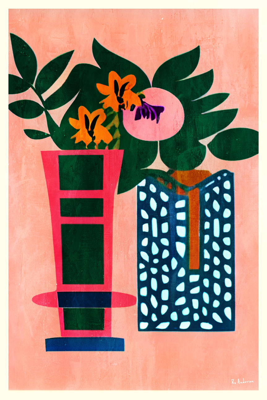 wall-art-print-canvas-poster-framed-Bonjour Mi Amor , By Pictufy-1