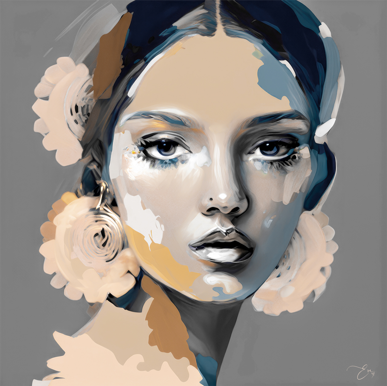wall-art-print-canvas-poster-framed-Bonnie , By Bella Eve-1