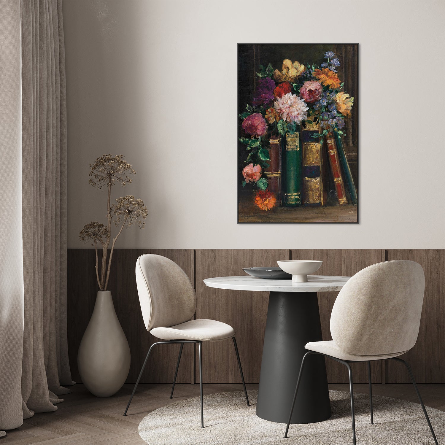 wall-art-print-canvas-poster-framed-Books of Beauty, Style A-9