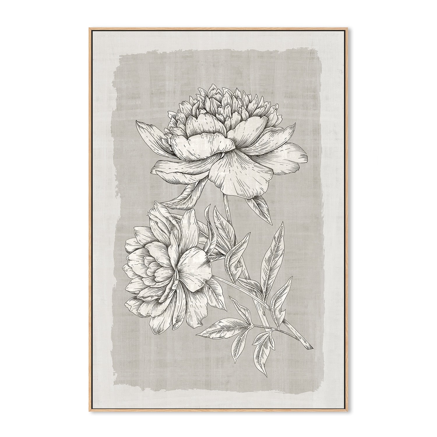 wall-art-print-canvas-poster-framed-Botanical Linen, Style A , By Eva Watts-4