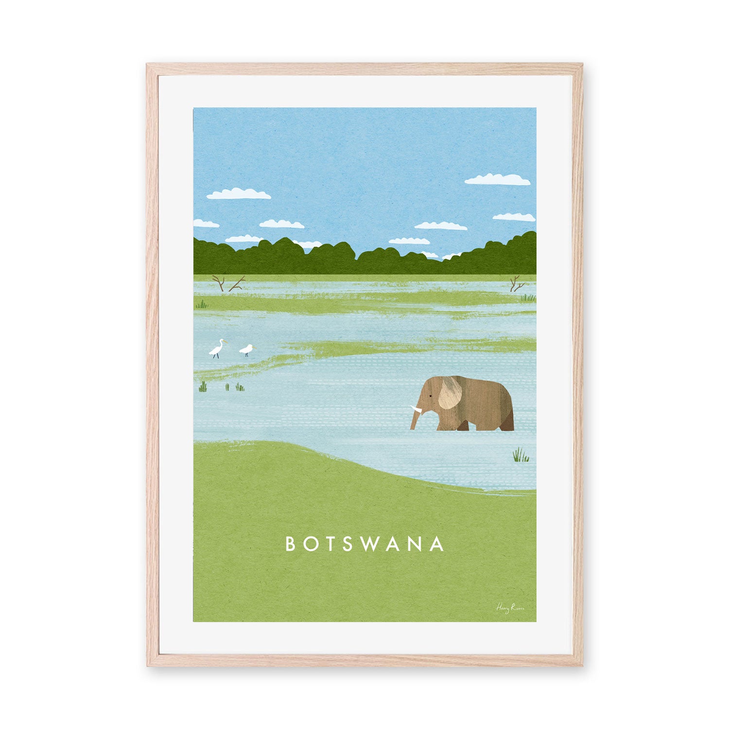 wall-art-print-canvas-poster-framed-Botswana , By Henry Rivers-GIOIA-WALL-ART