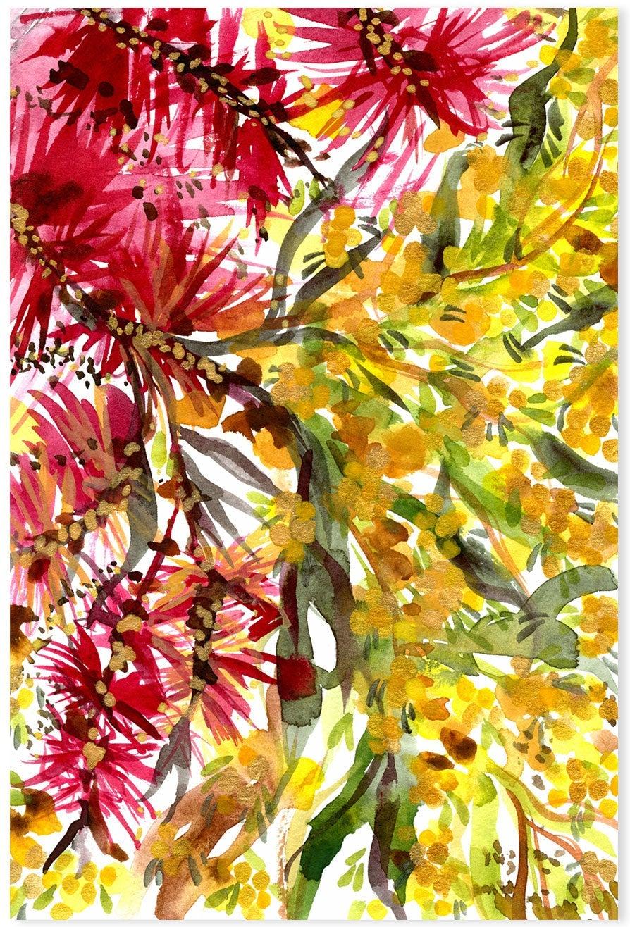 Bottlebrush And Wattle