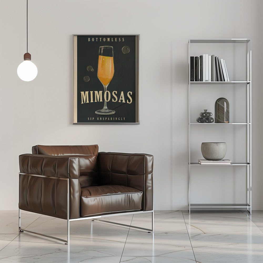 wall-art-print-canvas-poster-framed-Bottomless Mimosas Brunch Prosecco & Champagne Art , By Brett Gramse-5