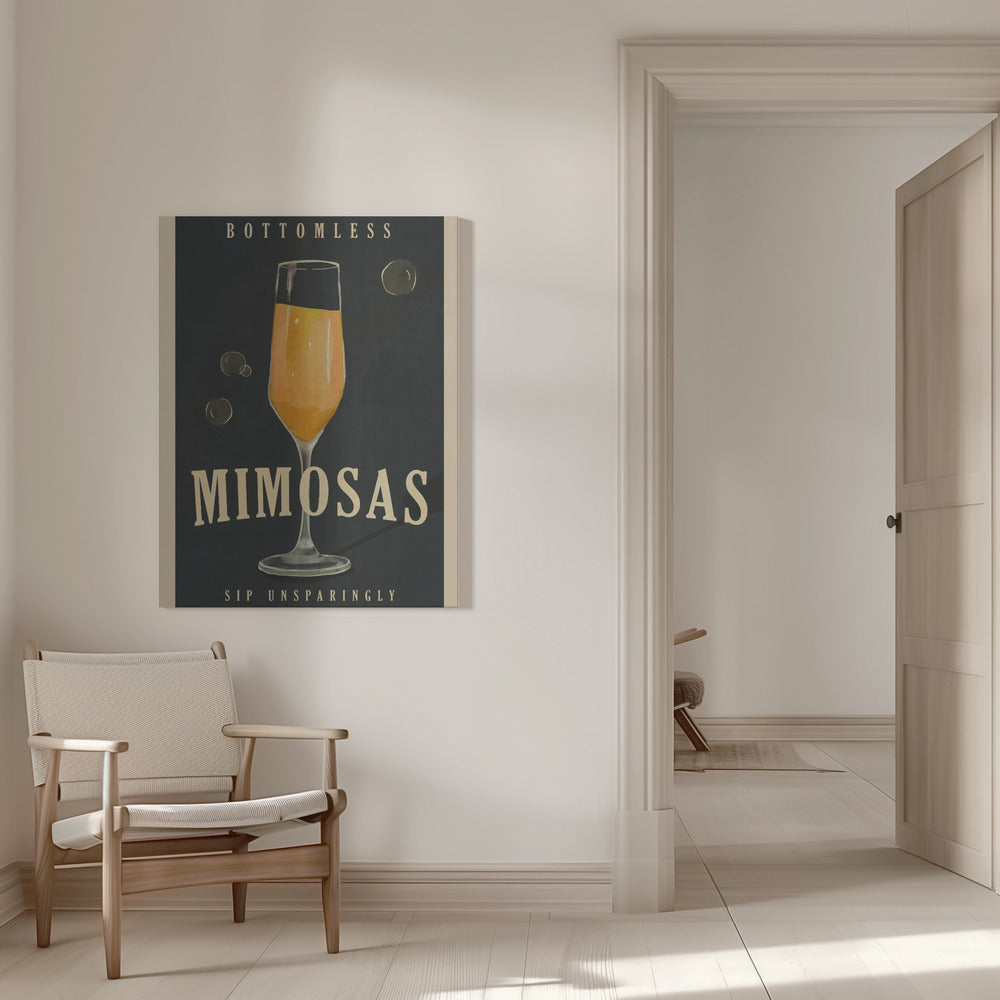 wall-art-print-canvas-poster-framed-Bottomless Mimosas Brunch Prosecco & Champagne Art , By Brett Gramse-6