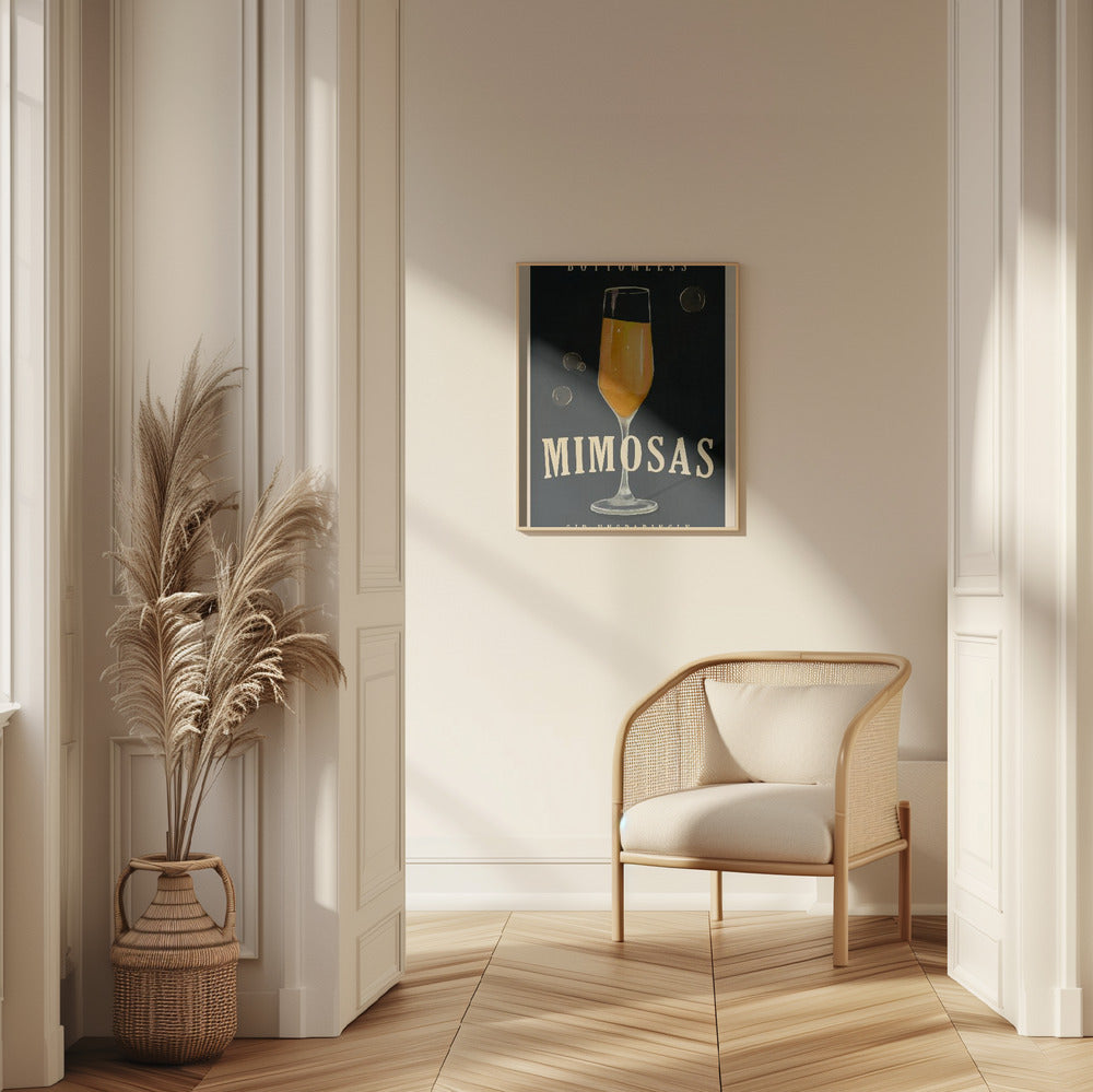 wall-art-print-canvas-poster-framed-Bottomless Mimosas Brunch Prosecco & Champagne Art , By Brett Gramse-7