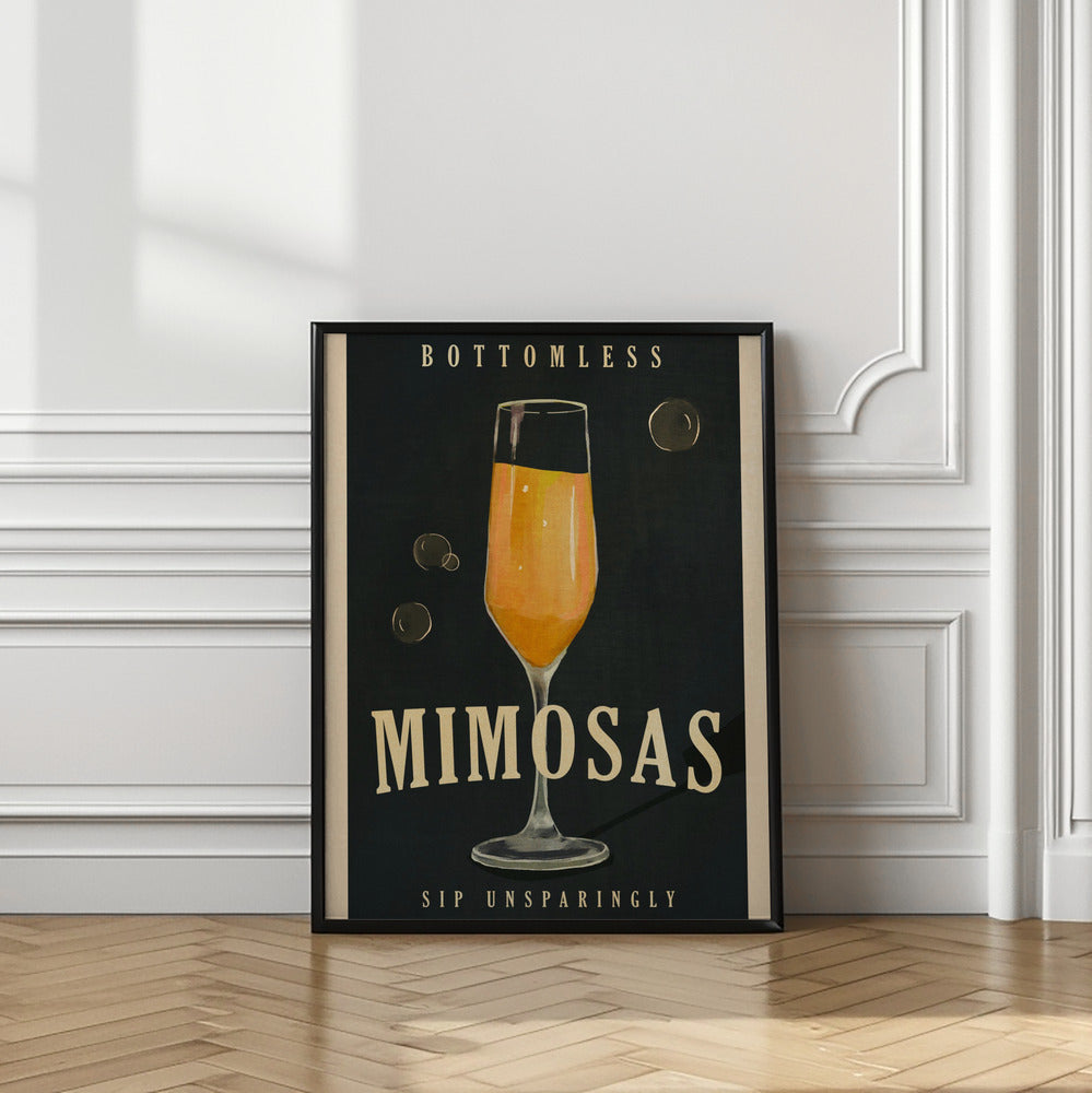 wall-art-print-canvas-poster-framed-Bottomless Mimosas Brunch Prosecco & Champagne Art , By Brett Gramse-8