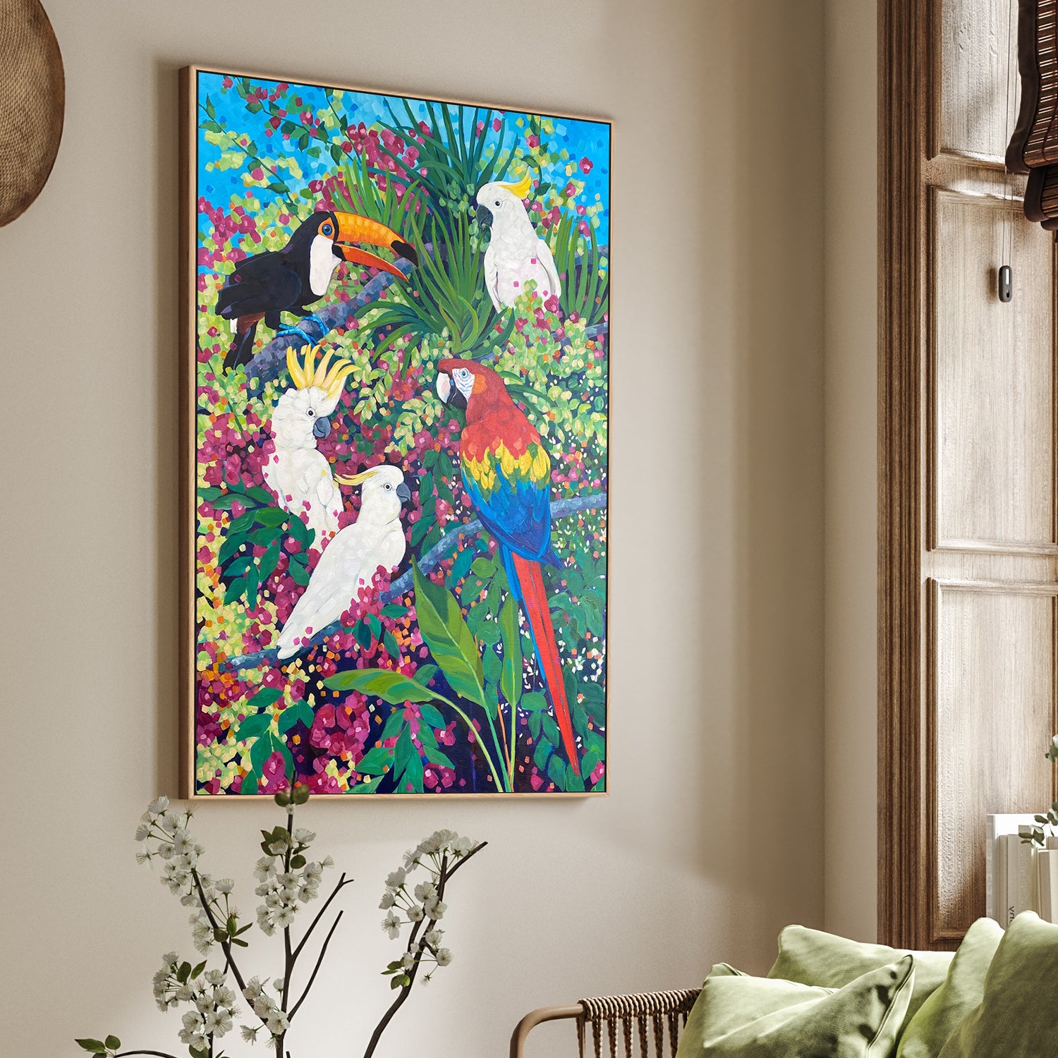 wall-art-print-canvas-poster-framed-Bougainvillea-2