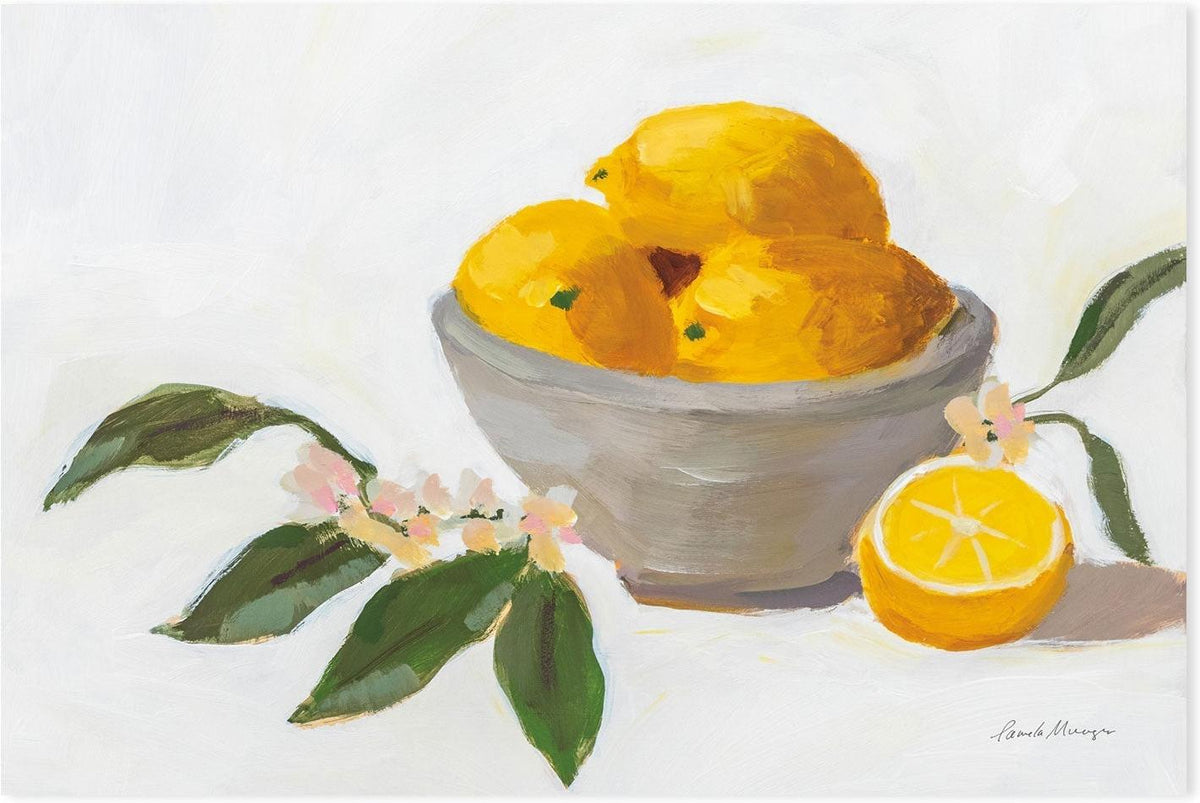 wall-art-print-canvas-poster-framed-Bowl Of Lemons , By Pamela Munger-GIOIA-WALL-ART
