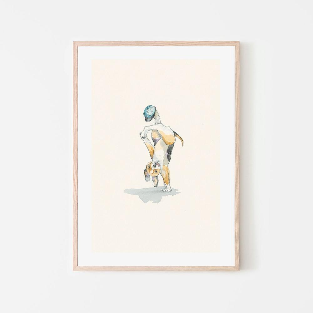wall-art-print-canvas-poster-framed-Break Dancing , By Animo Alphabets-6