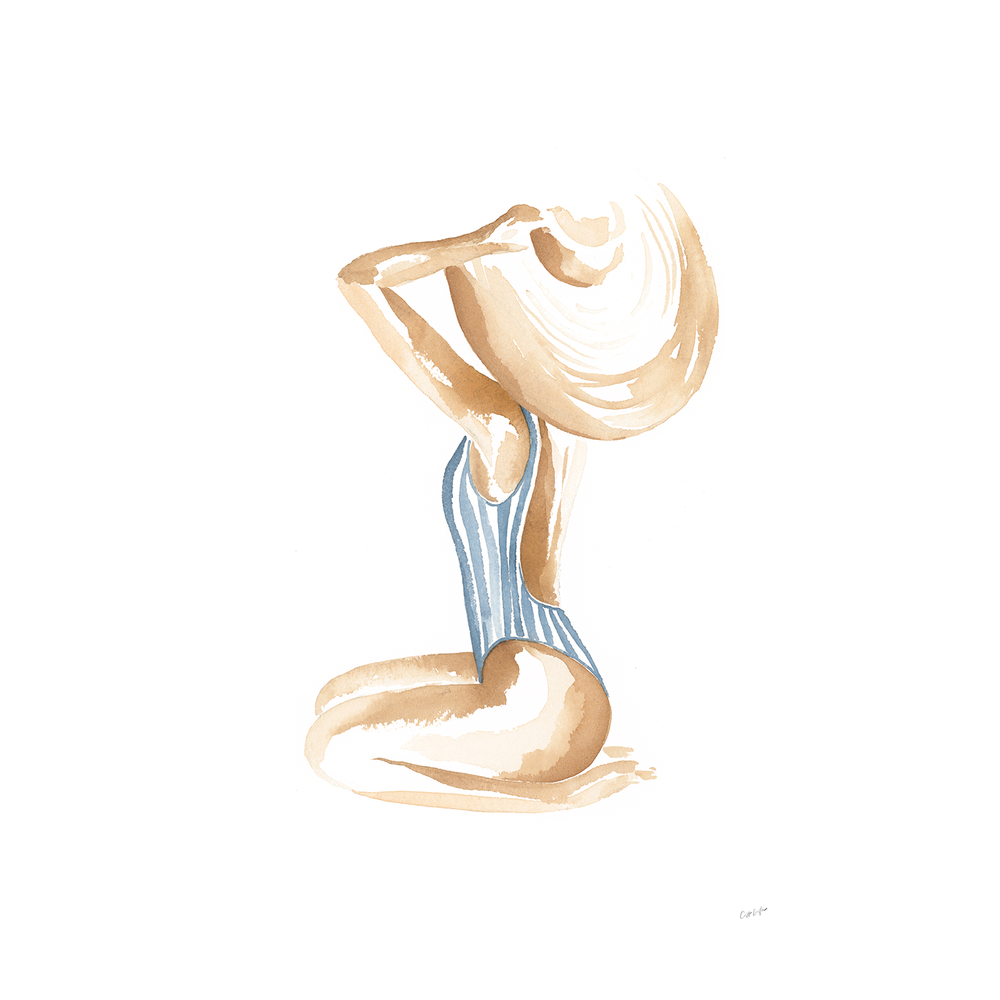 wall-art-print-canvas-poster-framed-Breezy Beach Babe, Set Of 2 , By Cass Deller-9