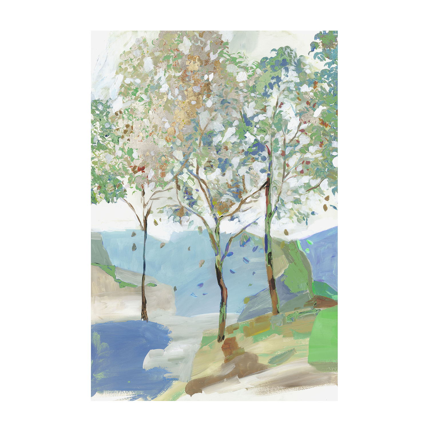 wall-art-print-canvas-poster-framed-Breezy Landscape, Style A & B, Set Of 2-8