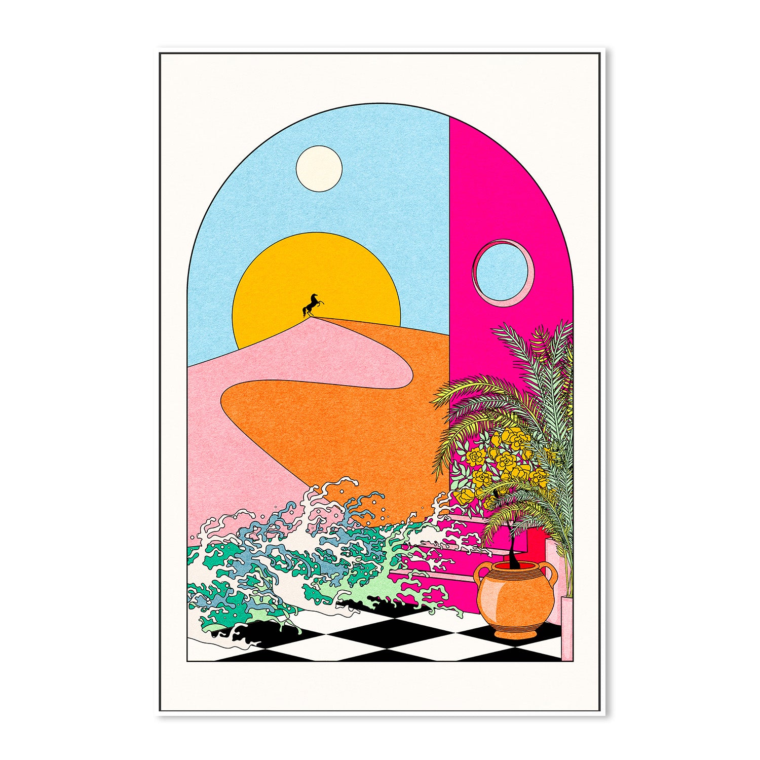 wall-art-print-canvas-poster-framed-Brighter Days Ahead-5