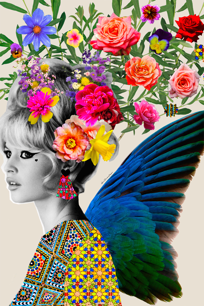 wall-art-print-canvas-poster-framed-Brigitte Flowers , By Ana Paula Hoppe-1