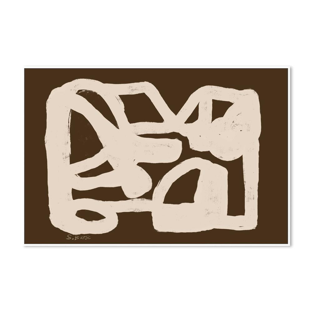 wall-art-print-canvas-poster-framed-Brown Abstract , By Emily Wood-5