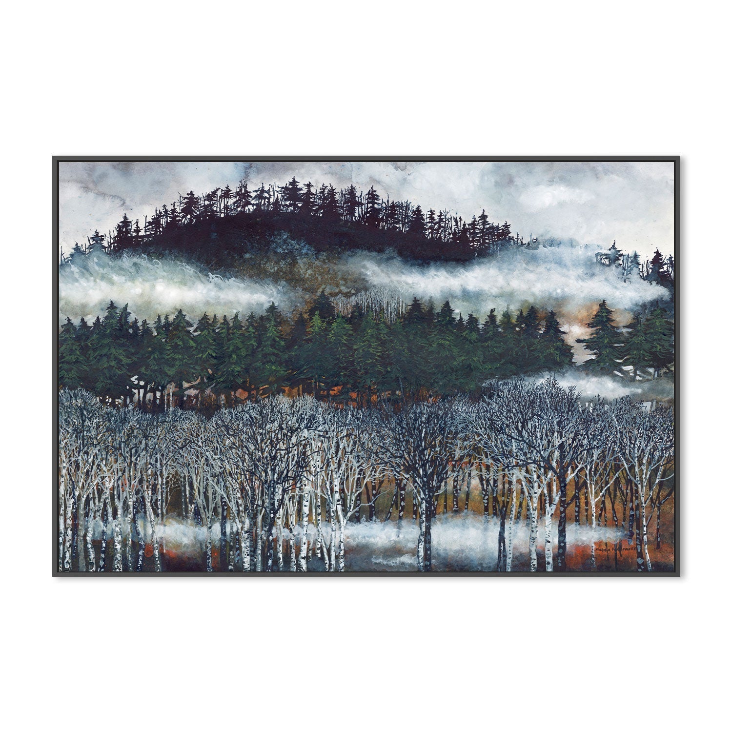wall-art-print-canvas-poster-framed-Brume, Style B , By Maggie Vandewalle-GIOIA-WALL-ART
