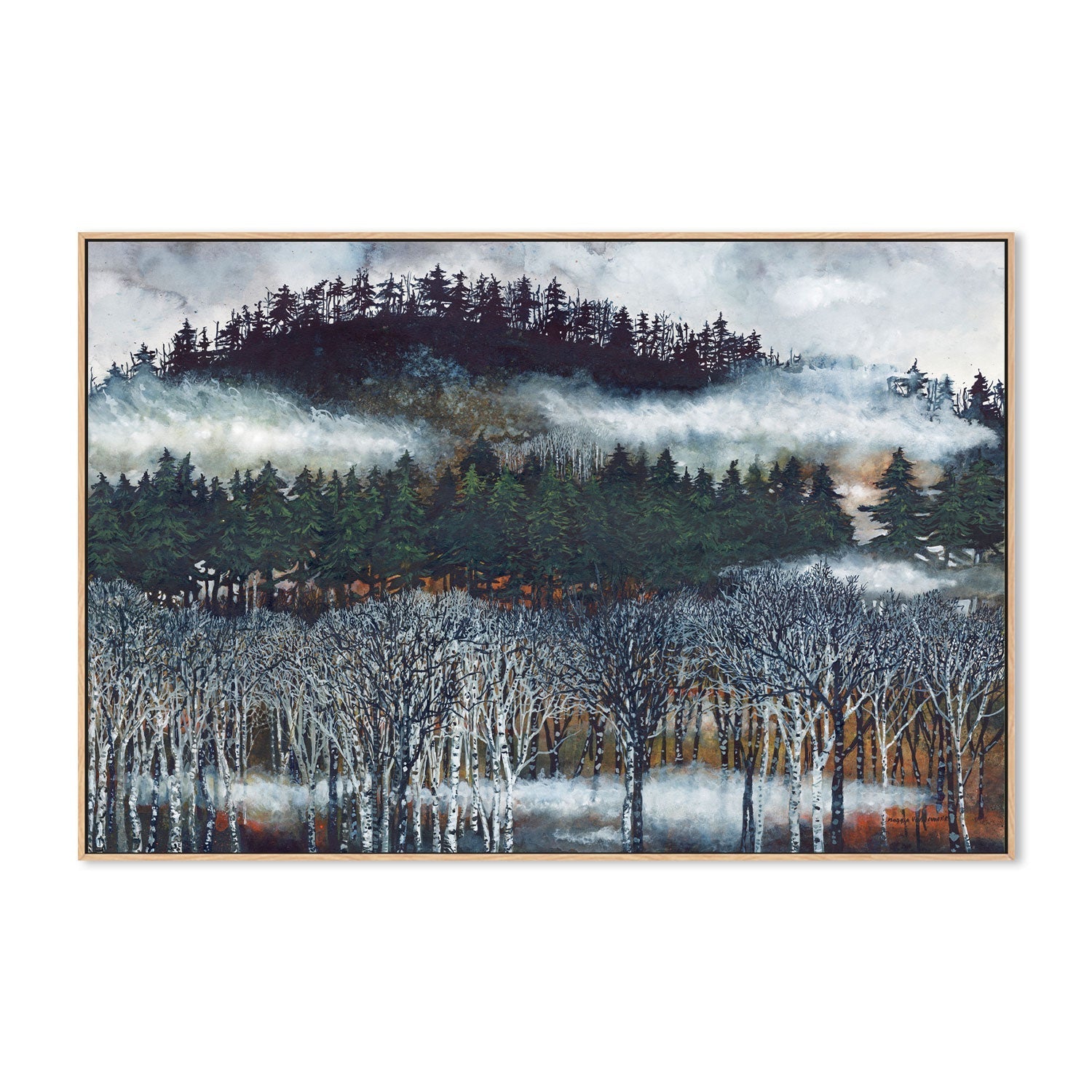wall-art-print-canvas-poster-framed-Brume, Style B , By Maggie Vandewalle-GIOIA-WALL-ART