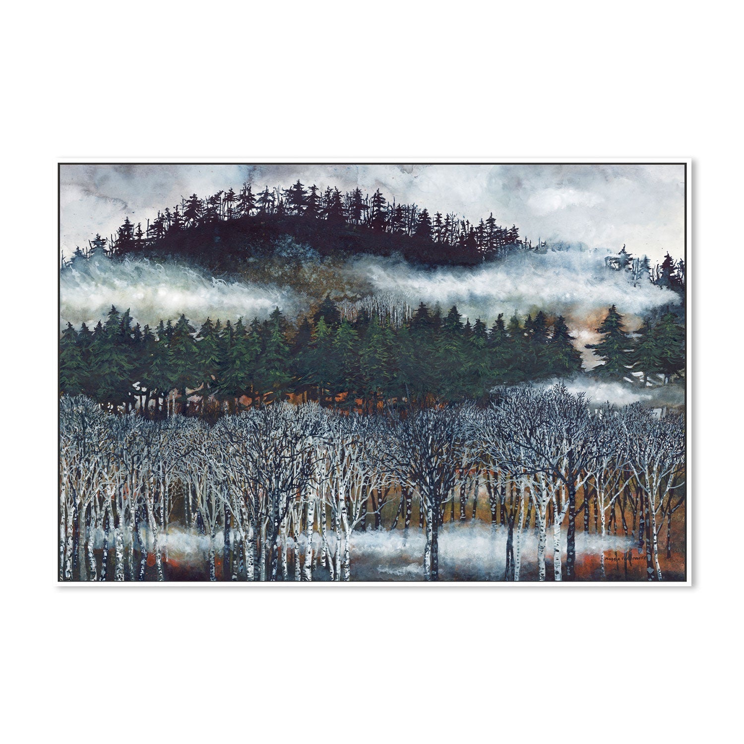 wall-art-print-canvas-poster-framed-Brume, Style B , By Maggie Vandewalle-GIOIA-WALL-ART