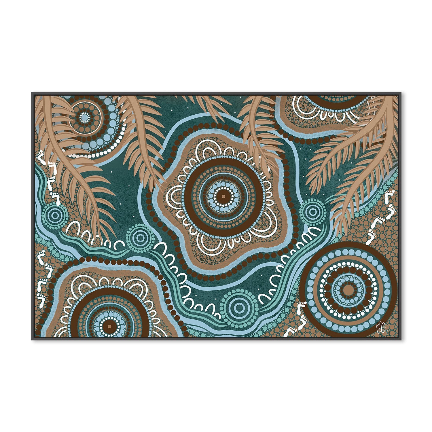 wall-art-print-canvas-poster-framed-Bungil , By Kiz Costelloe-3