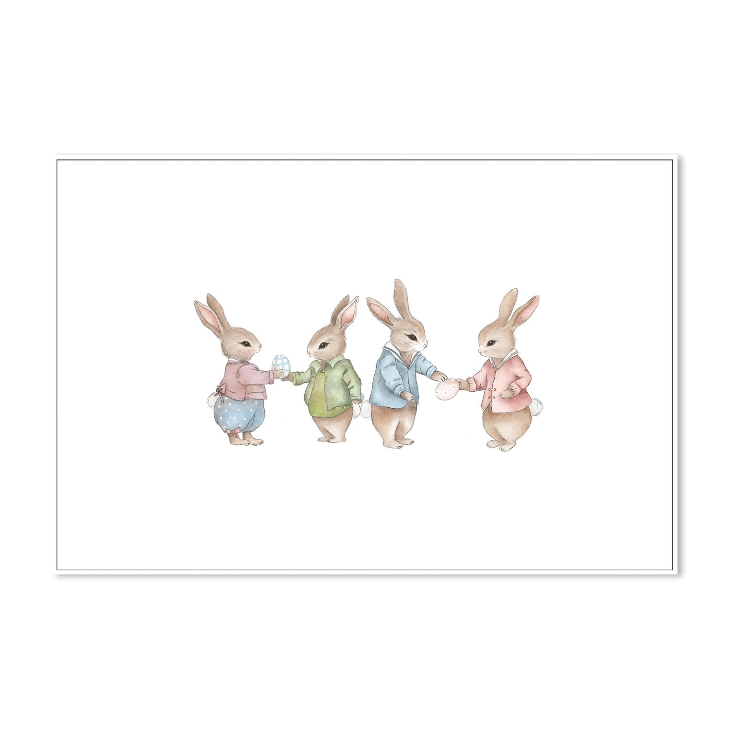 wall-art-print-canvas-poster-framed-Bunnies , By Leah Straatsma-5