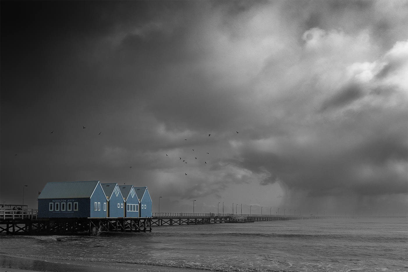 wall-art-print-canvas-poster-framed-Busselton Pier, Western Australia , By Christopher Cann-1