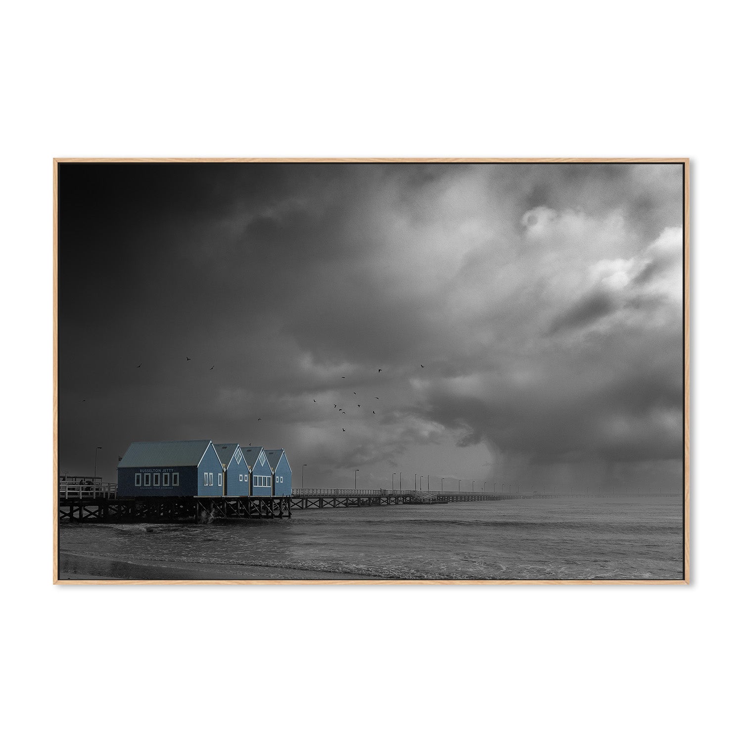 wall-art-print-canvas-poster-framed-Busselton Pier, Western Australia , By Christopher Cann-4