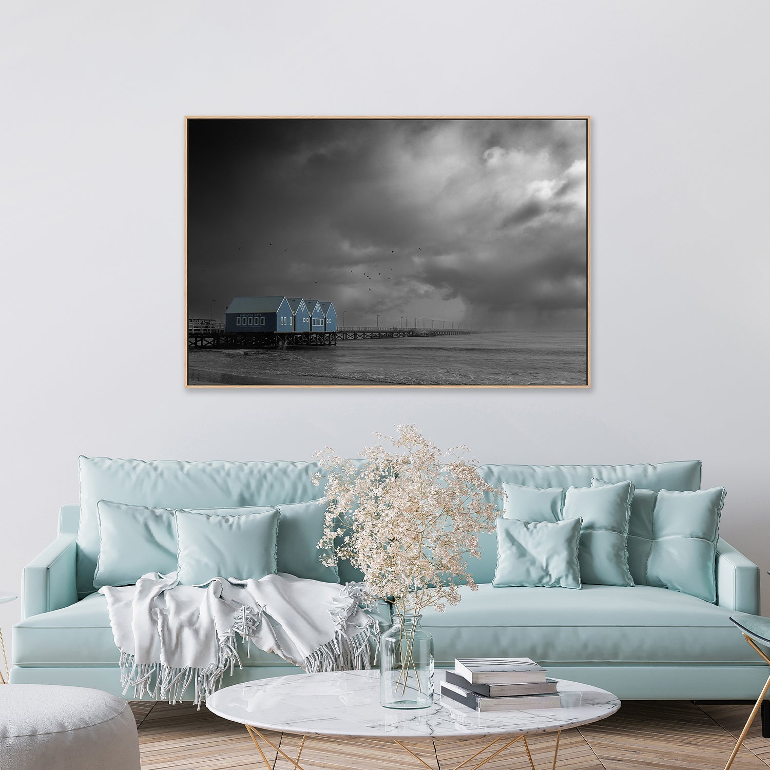 wall-art-print-canvas-poster-framed-Busselton Pier, Western Australia , By Christopher Cann-7