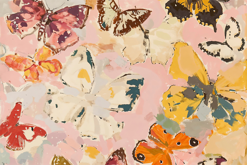 wall-art-print-canvas-poster-framed-Butterflies , By Lady Hana-1