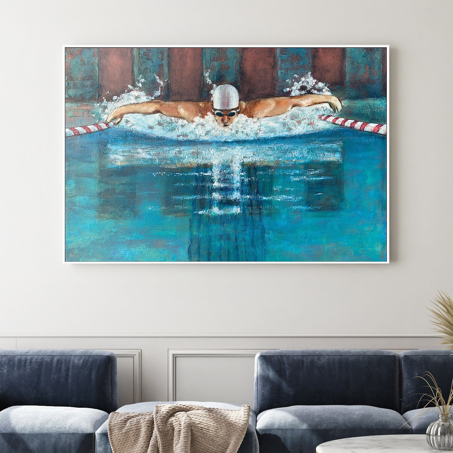 wall-art-print-canvas-poster-framed-Butterfly with White Cap-2