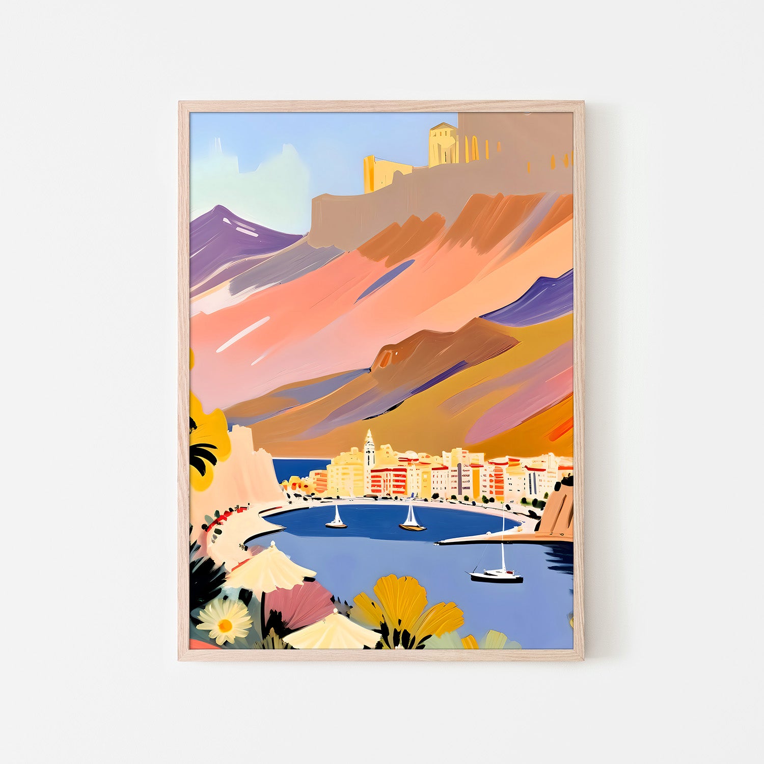 wall-art-print-canvas-poster-framed-By The Harbor-6