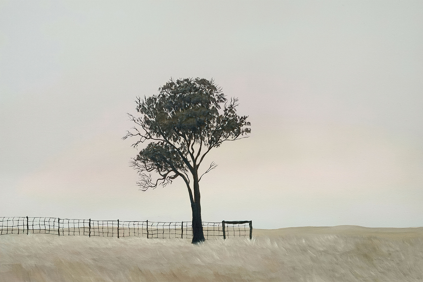 wall-art-print-canvas-poster-framed-By The Old Fence , By Kelle Wright-1