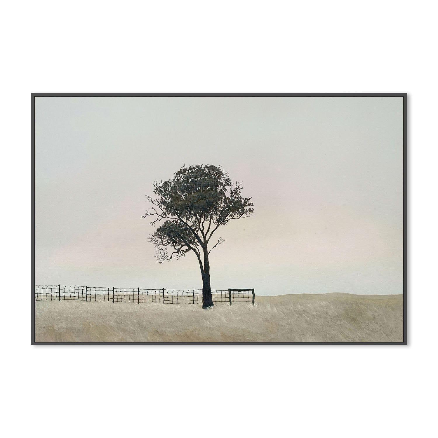 wall-art-print-canvas-poster-framed-By The Old Fence , By Kelle Wright-3