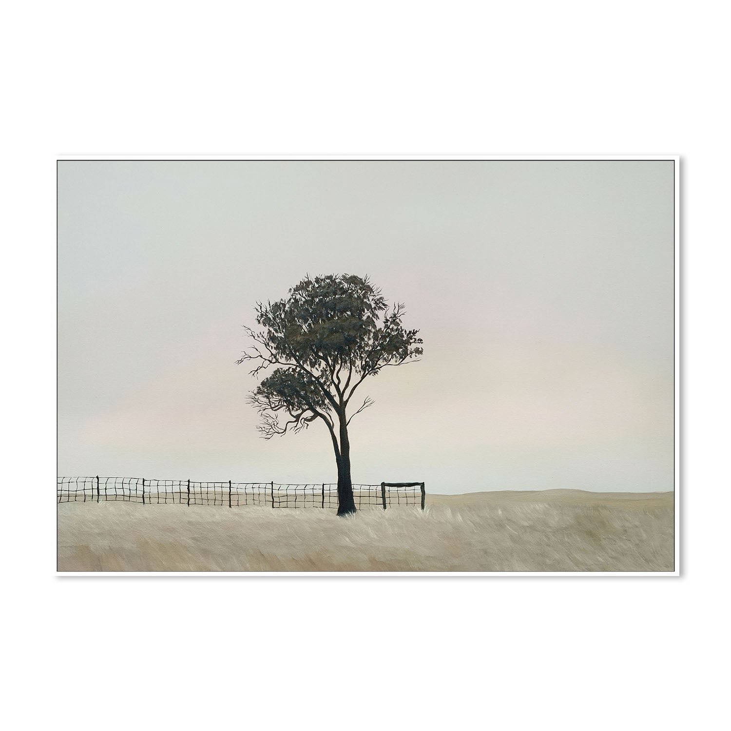 wall-art-print-canvas-poster-framed-By The Old Fence , By Kelle Wright-5