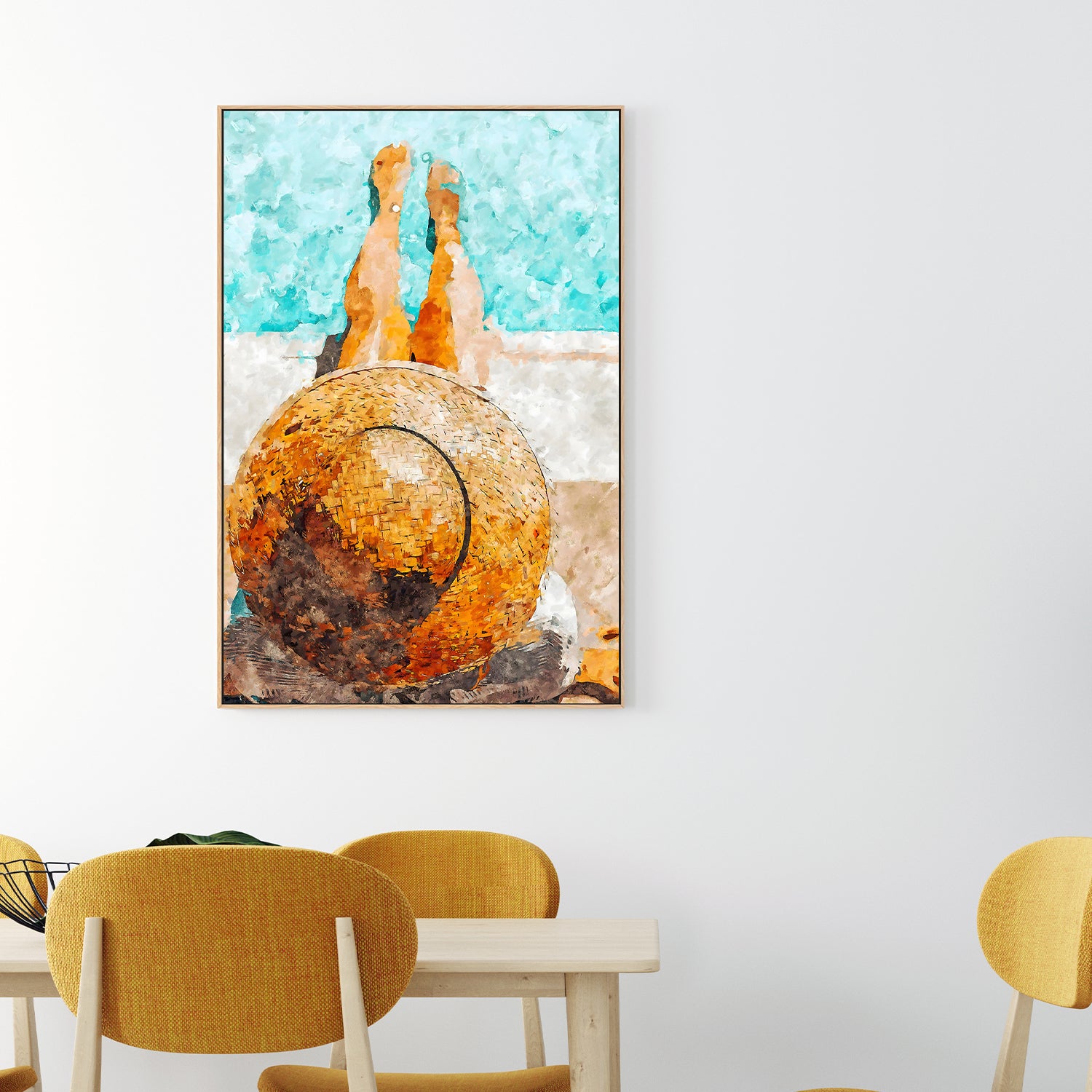 wall-art-print-canvas-poster-framed-By the Pool All Day-7