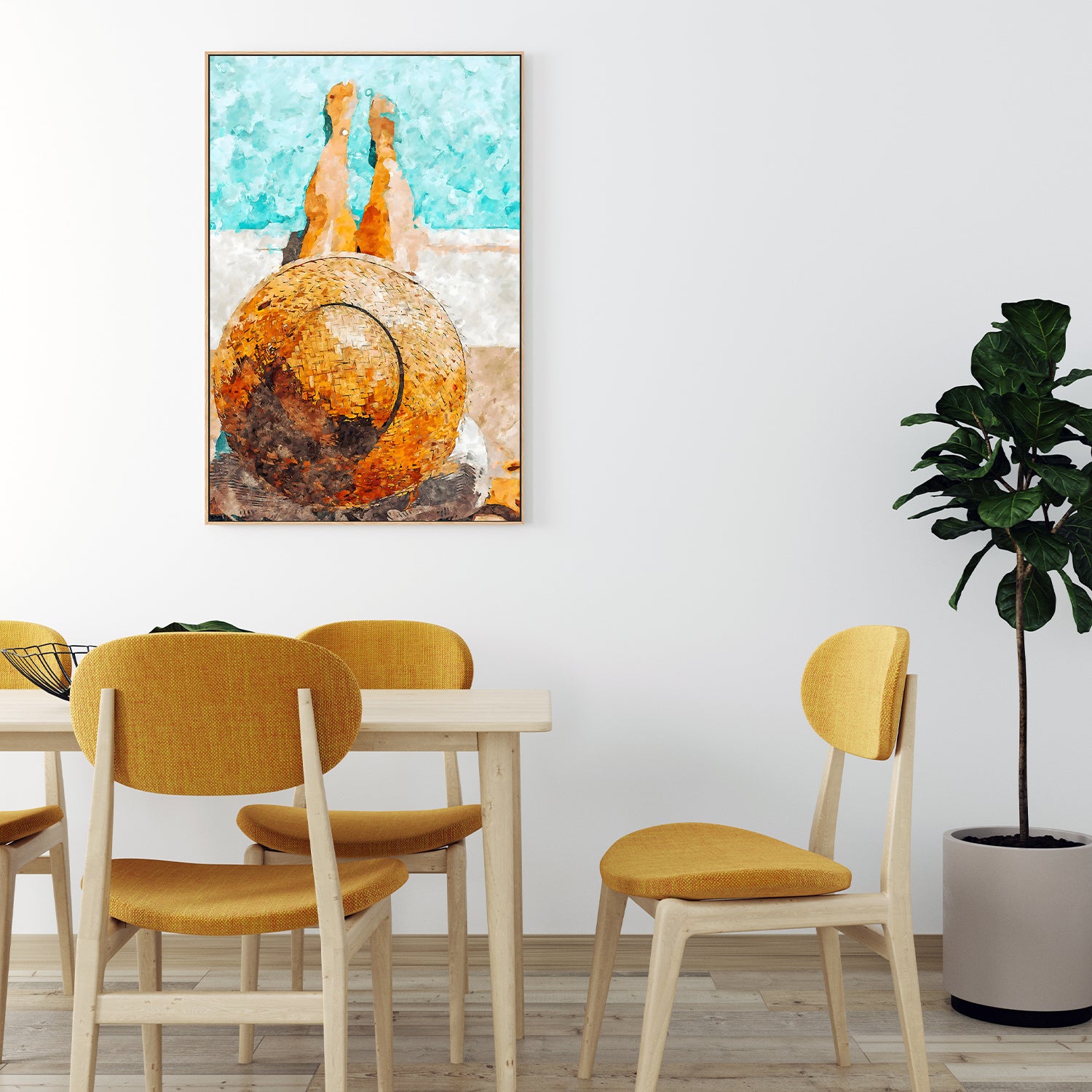 wall-art-print-canvas-poster-framed-By the Pool All Day-8