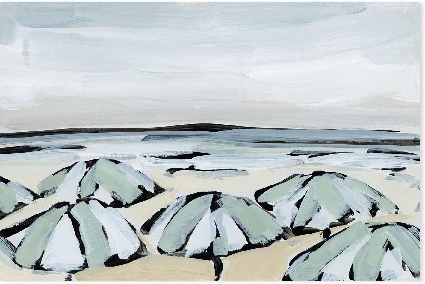 wall-art-print-canvas-poster-framed-By The Sea, Style J-by-Emily Wood-Gioia Wall Art