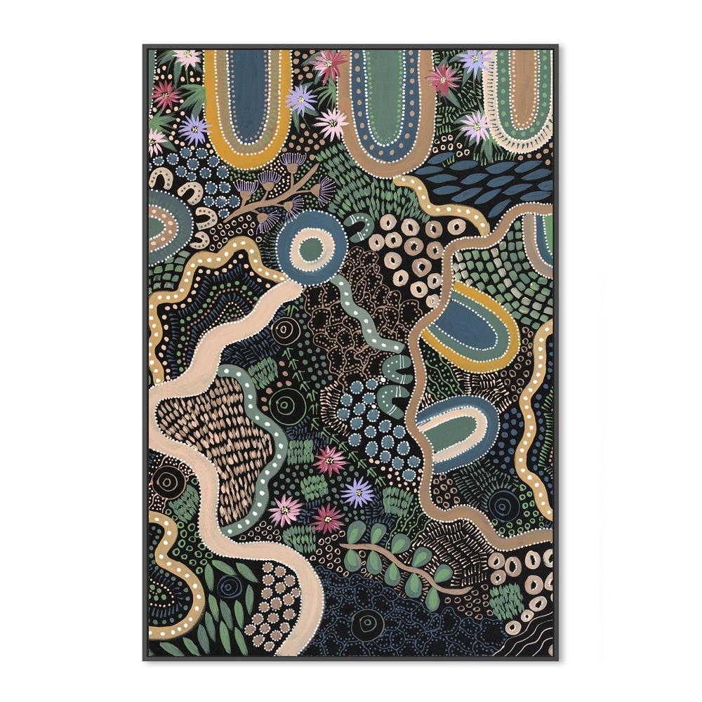 wall-art-print-canvas-poster-framed-By The Waterhole , By Caitlyn Davies-3