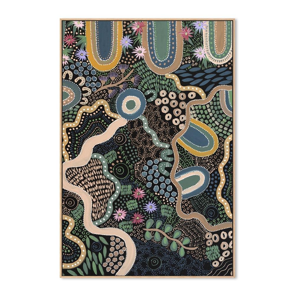 wall-art-print-canvas-poster-framed-By The Waterhole , By Caitlyn Davies-4