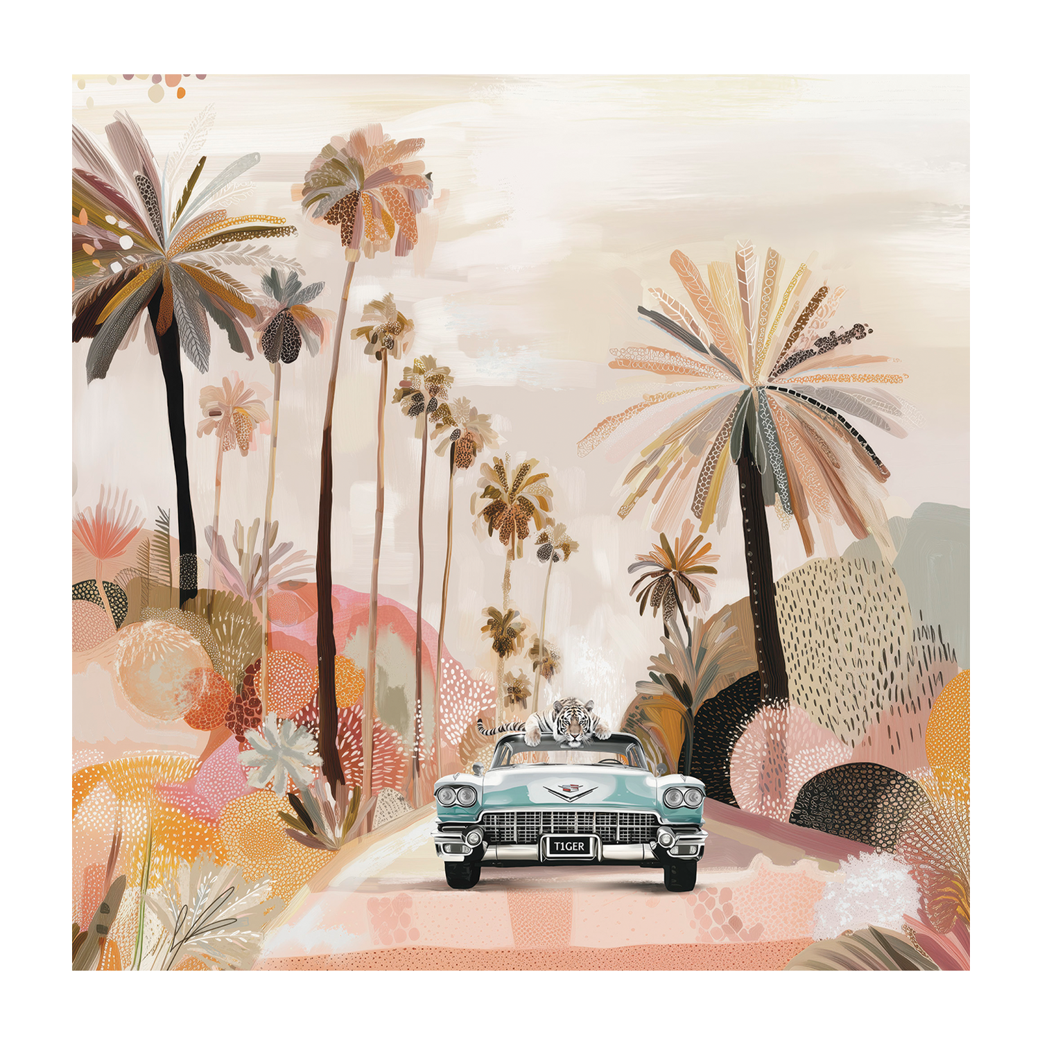 wall-art-print-canvas-poster-framed-Cadillac Mirage , By Bella Eve-2
