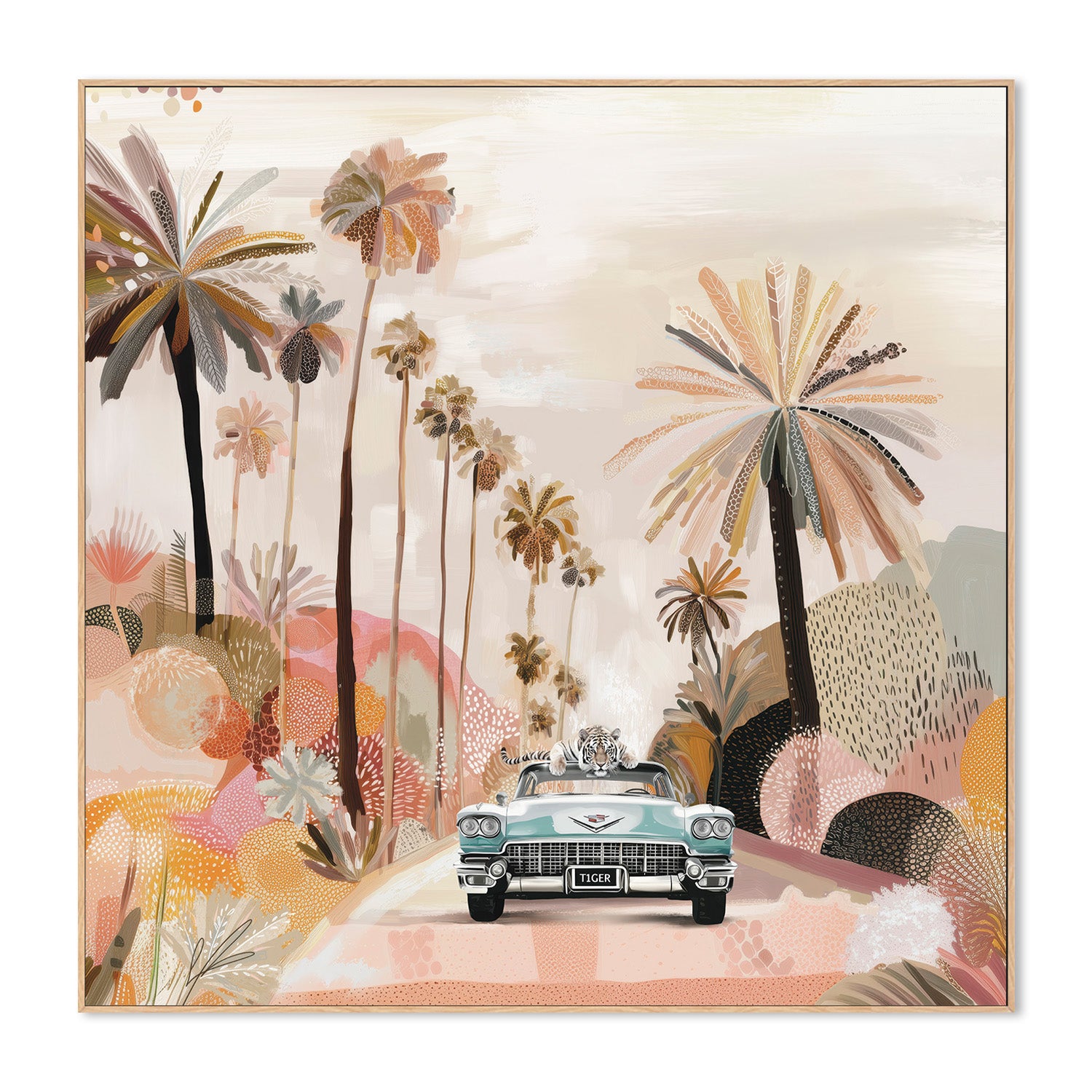 wall-art-print-canvas-poster-framed-Cadillac Mirage , By Bella Eve-5