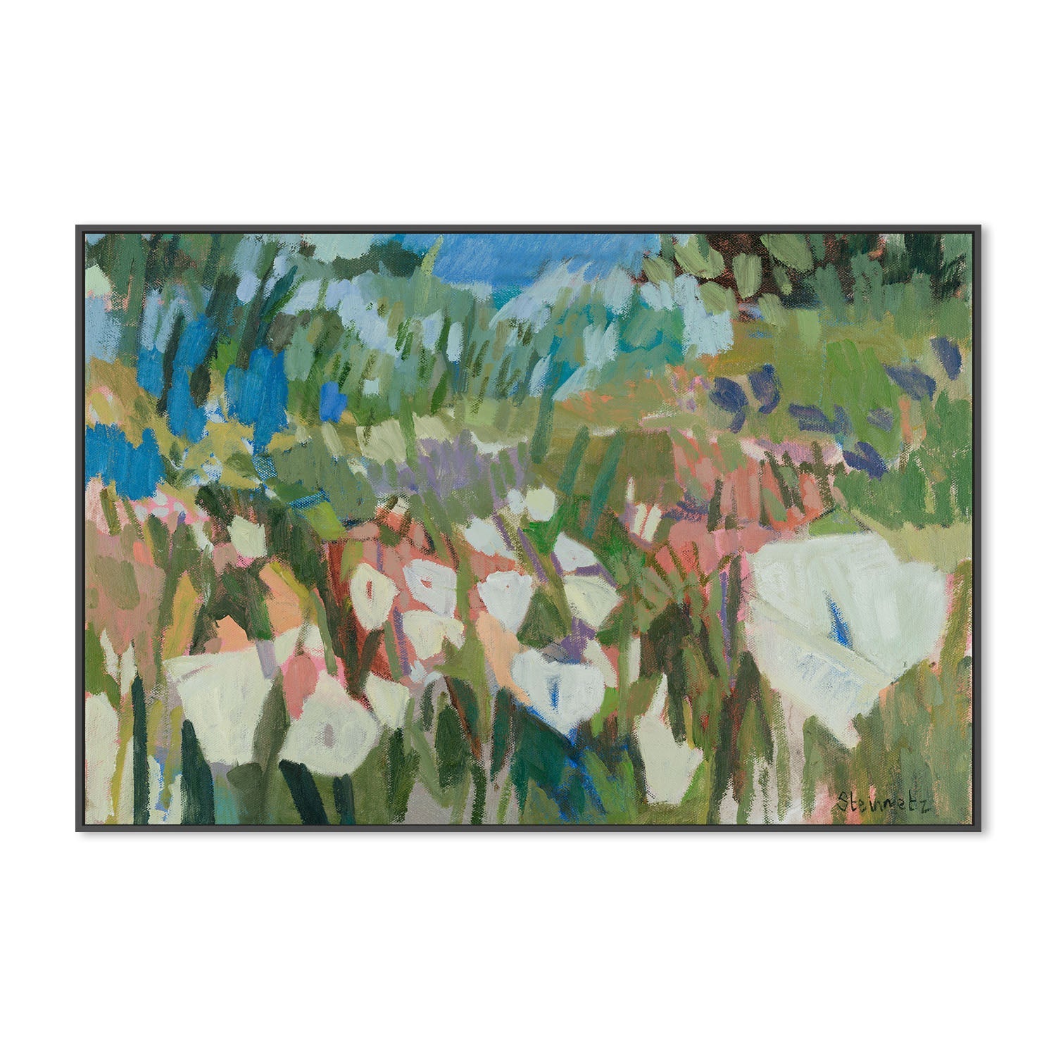 wall-art-print-canvas-poster-framed-Calla Lily View , By Liana Steinmetz-3