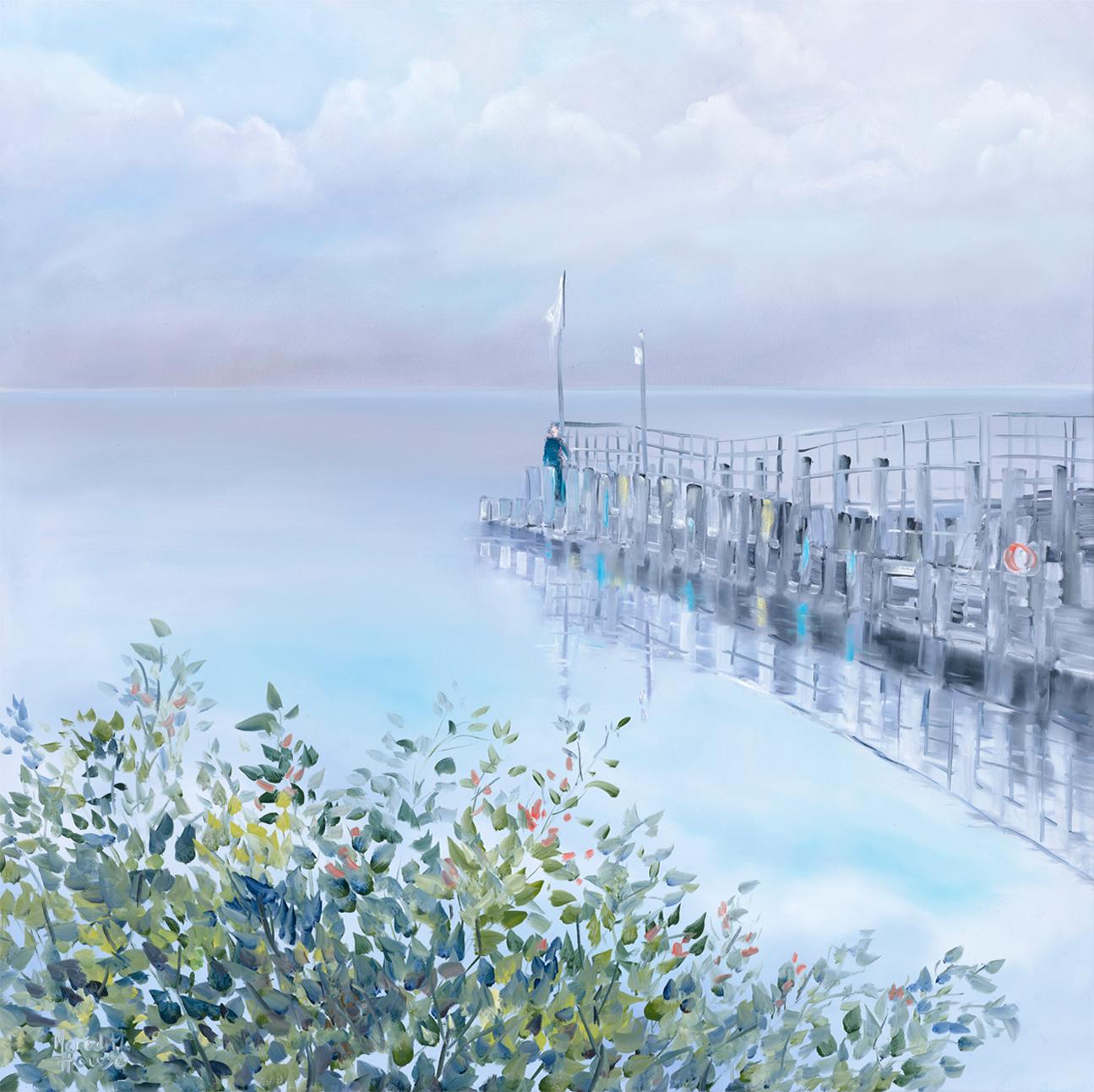 wall-art-print-canvas-poster-framed-Calm on Lake Windermere , By Meredith Howse-1